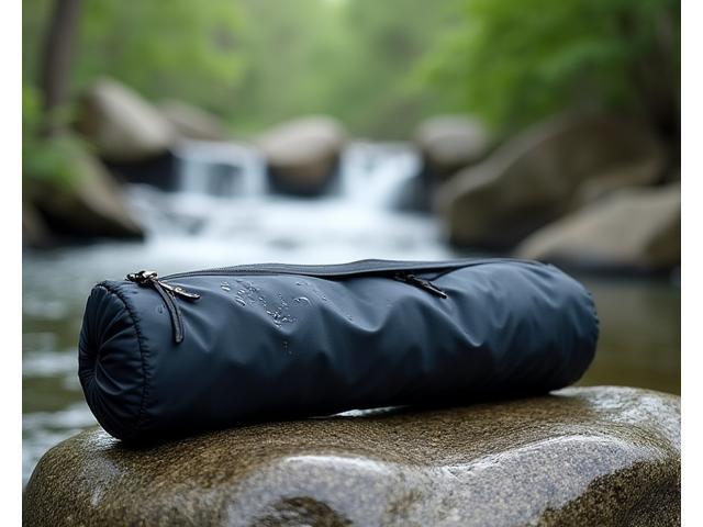 Waterproof yoga mat bag in nature